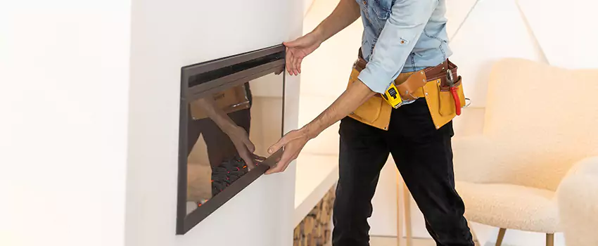 Metal Fireplace Installation in Puyallup, Washington
