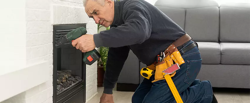 New Indoor Fireplace Installation in Puyallup, Washington