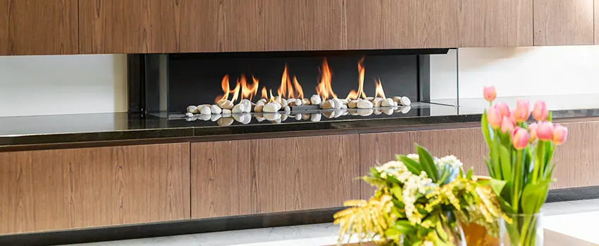 Double-height Fireplace Design Refurbishment in Puyallup, Washington