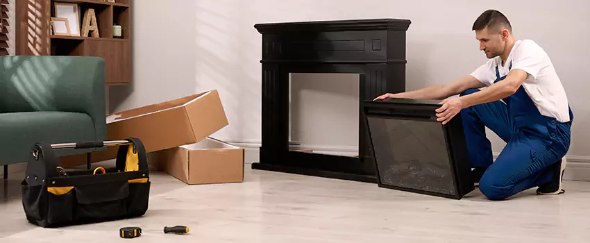 Old Rusted Metal Fireplace Repair And Replacement in Puyallup, WA